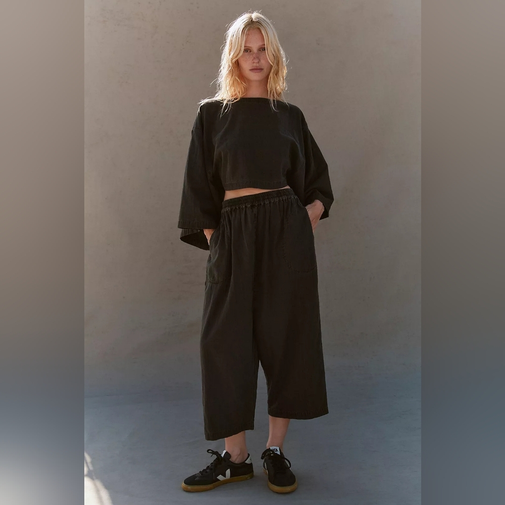 NWT Free People Check Me Out Harem Pant Set